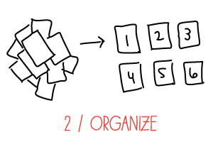Organize shots
