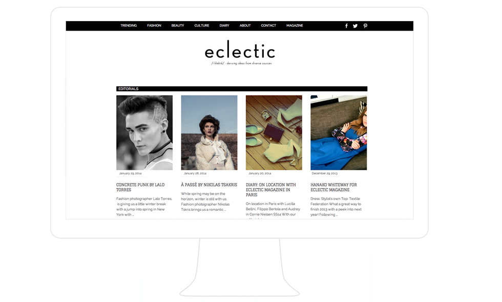 Eclectic Magazine - Fashion spread