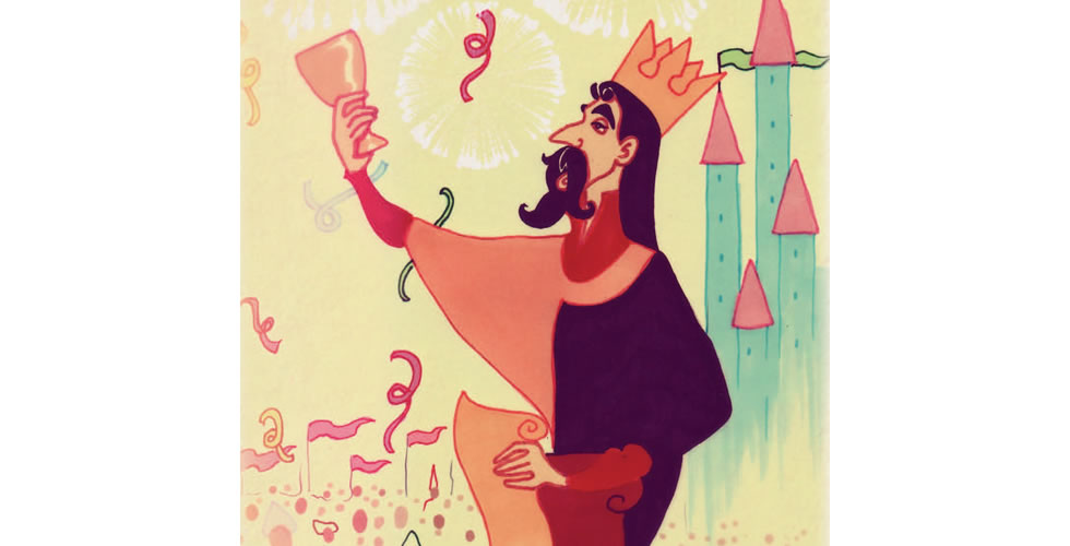 A Tale of Two Princes book spread