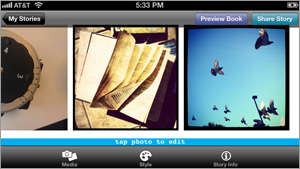 Créez un livre photo directement depuis l'application Blurb Mobile